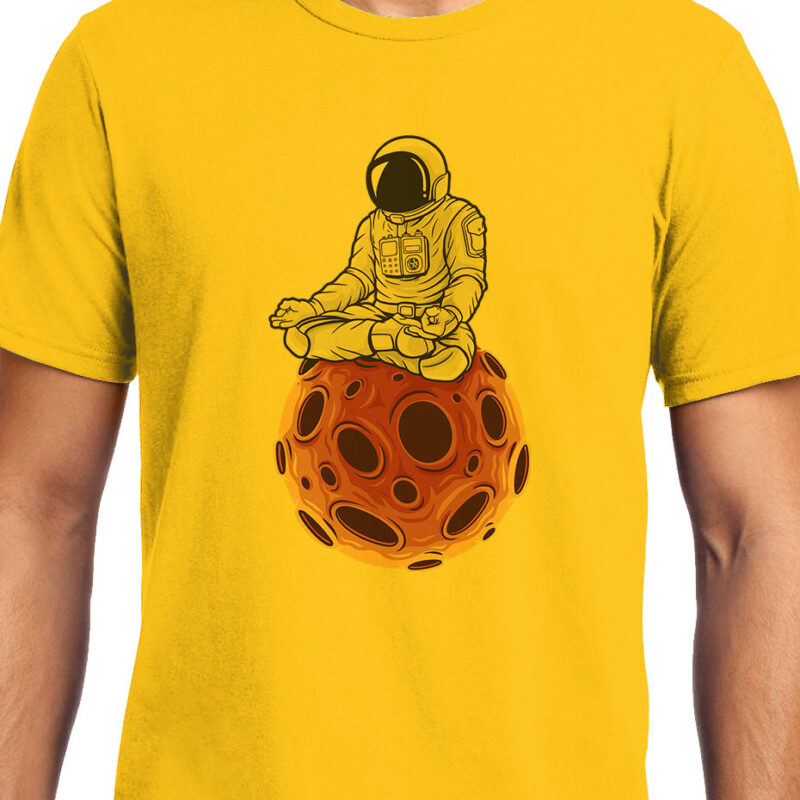 Xevomart Astronaut Zen, Space, Unisex Graphic T-Shirt