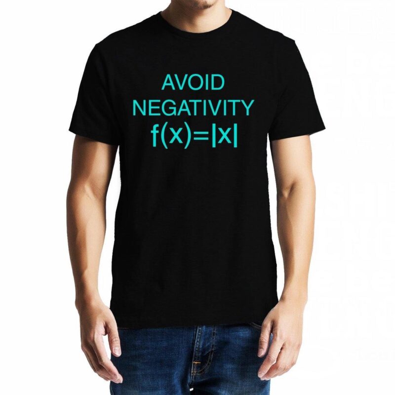 Xevomart Avoid Negativity , Math , Unisex Graphic T-Shirt