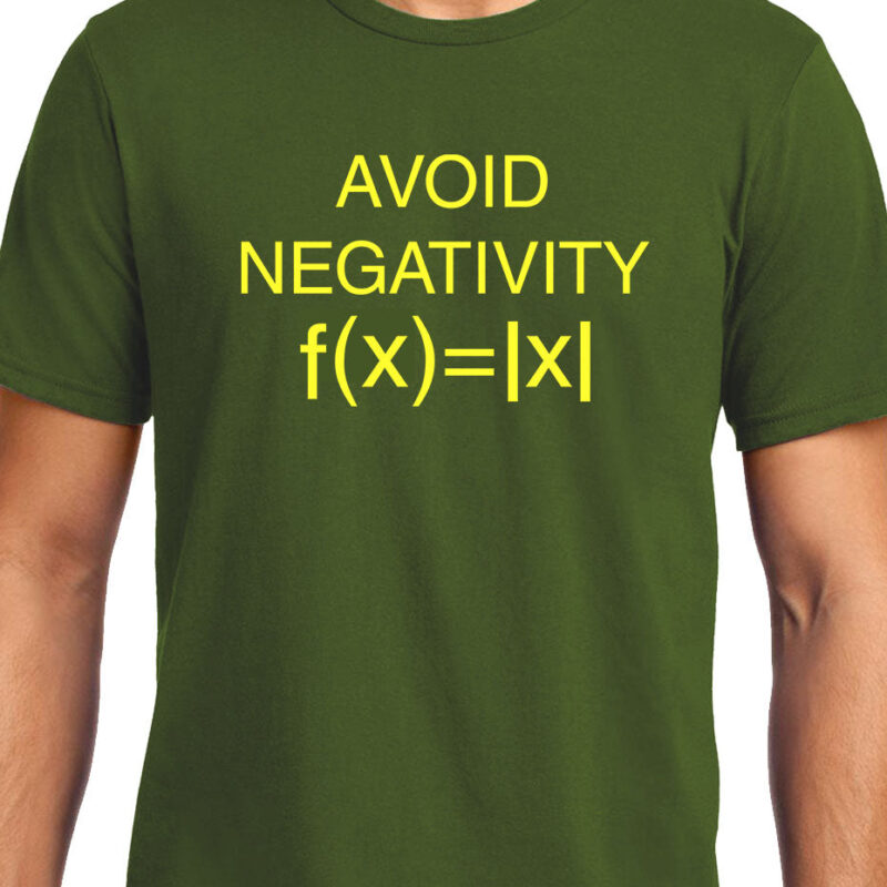 Xevomart Avoid Negativity , Math , Unisex Graphic T-Shirt
