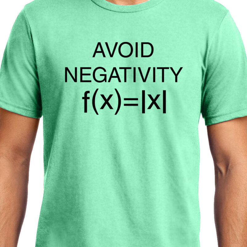 Xevomart Avoid Negativity , Math , Unisex Graphic T-Shirt