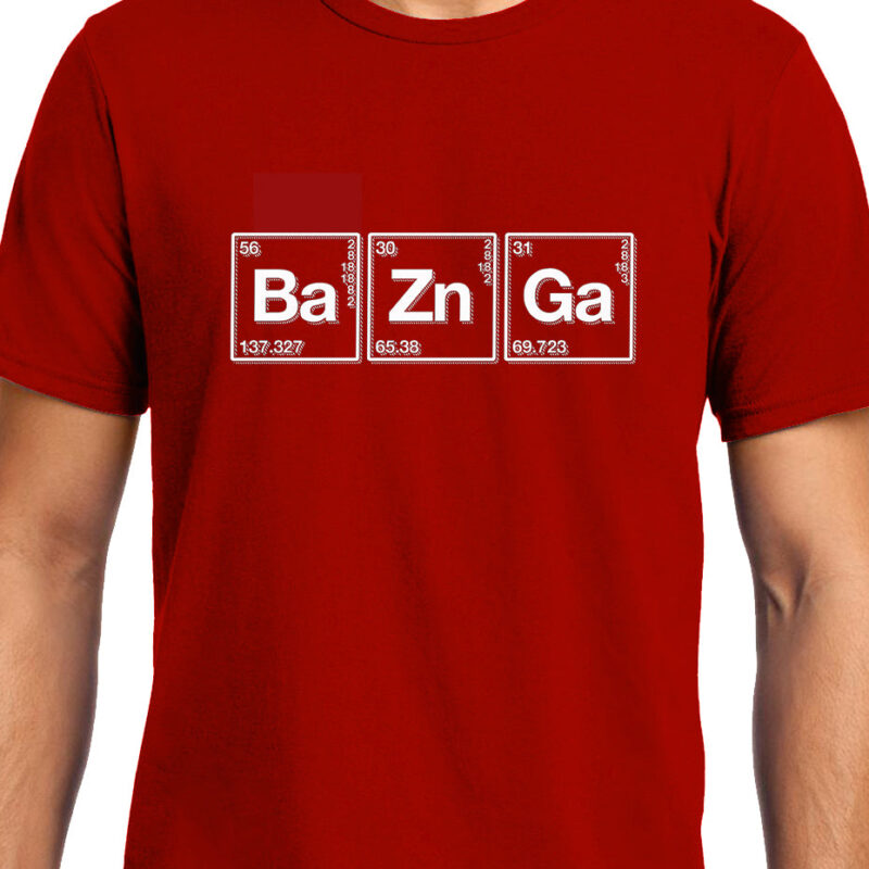 Xevomart Bazinga , Chemistry, Big Bang Theory, Sheldon , Unisex Graphic T-Shirt
