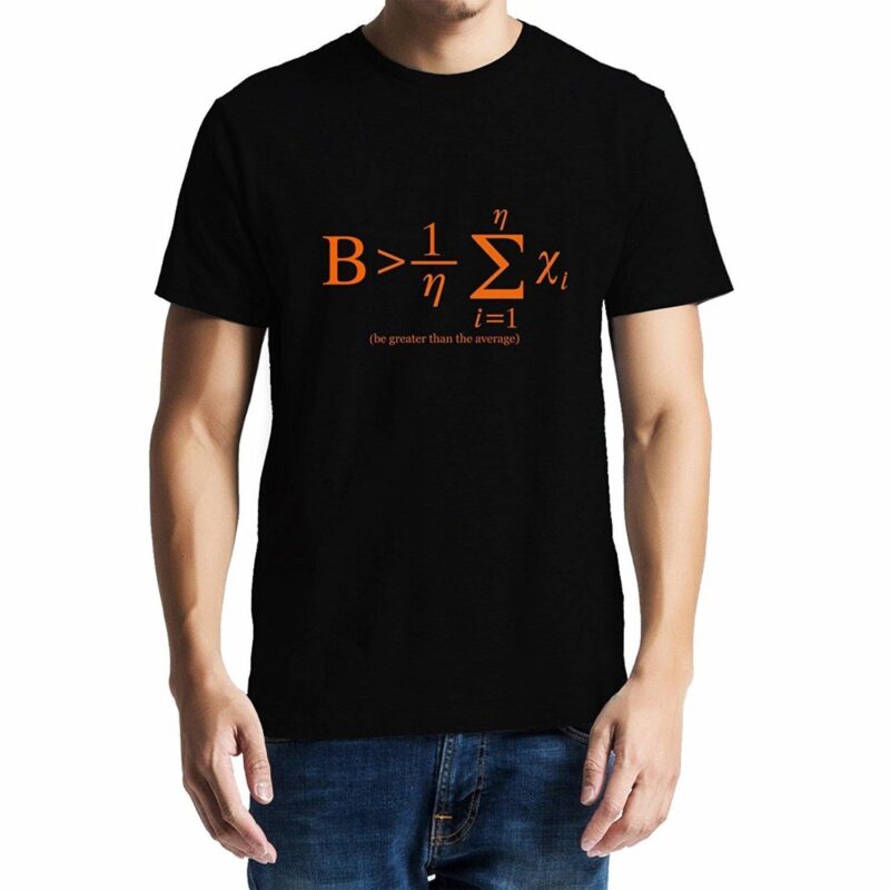 Xevomart Be Greater than Average , NASA , Math , Unisex Graphic T-Shirt