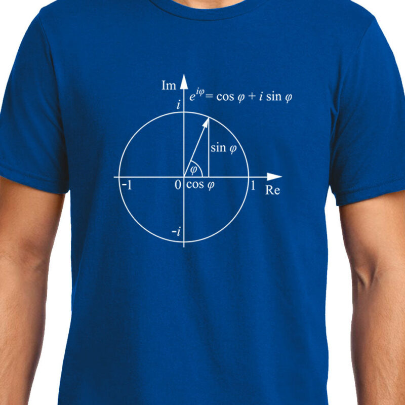 Xevomart Euler's Formula , Math , Trignometry , Unisex Graphic T-Shirt