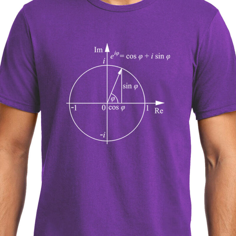 Xevomart Euler's Formula , Math , Trignometry , Unisex Graphic T-Shirt