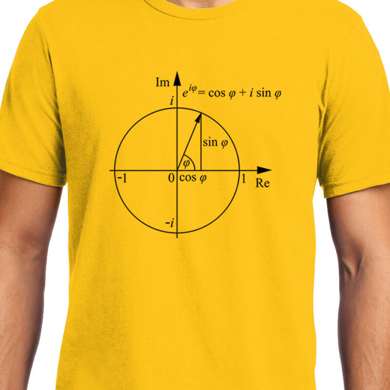 Xevomart Euler's Formula , Math , Trignometry , Unisex Graphic T-Shirt