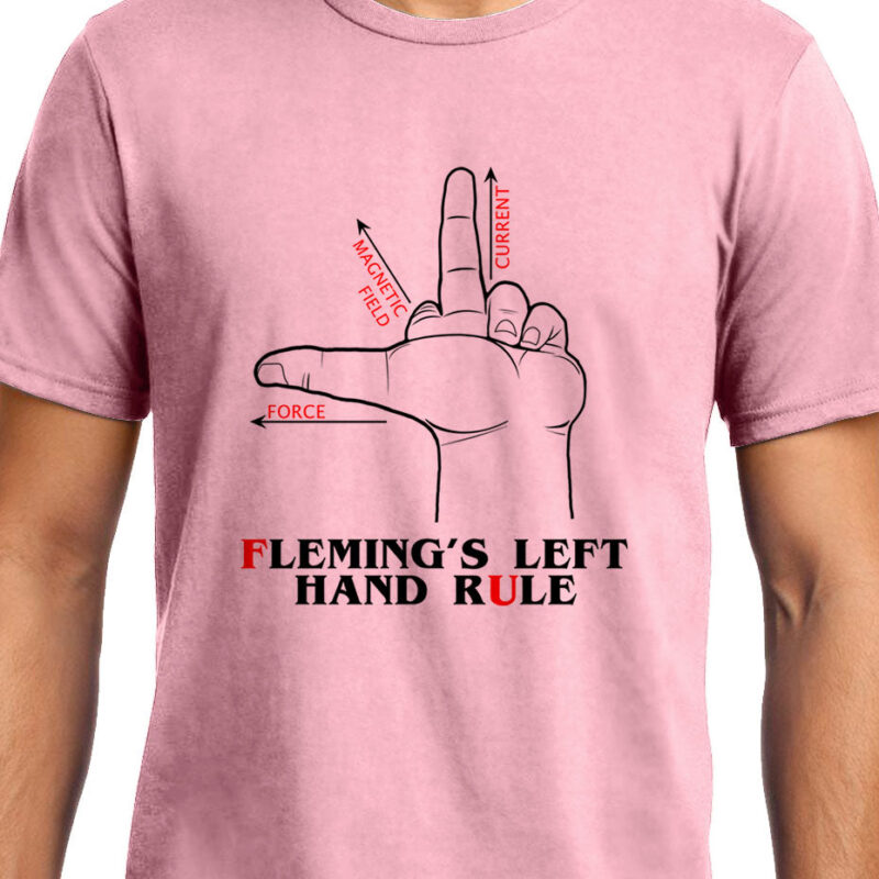 Xevomart Flemings Left Hand rule , Physics, Unisex Graphic T-Shirt