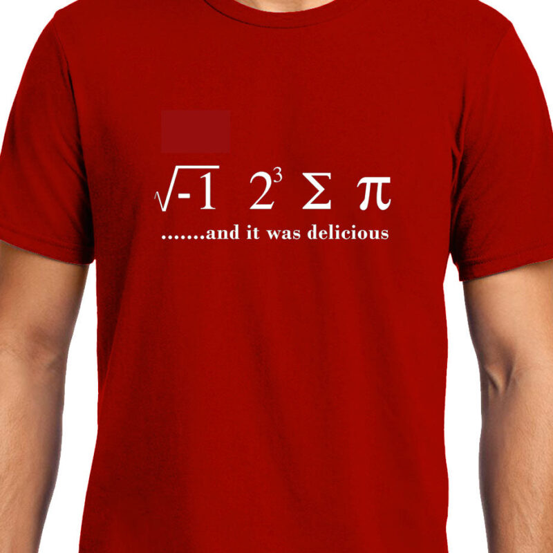 Xevomart I ate some pie and it was delicious , Math , Unisex Graphic T-Shirt