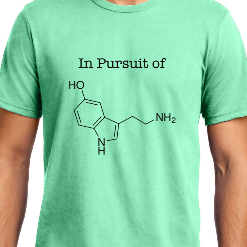 Xevomart In Pursuit of Serotonin / Happiness , Biology , Unisex Graphic T-Shirt