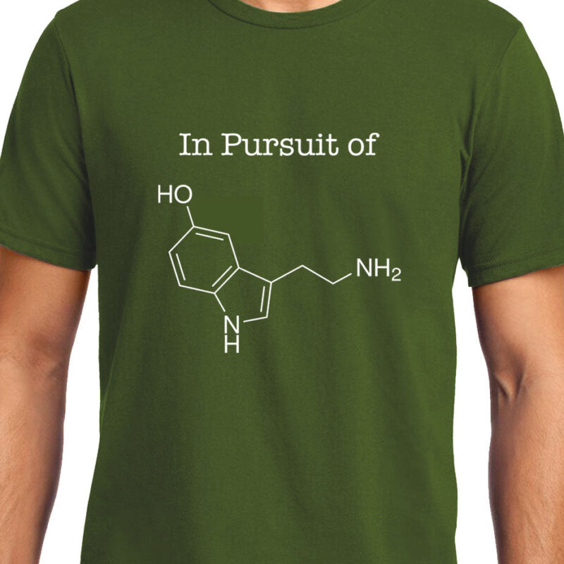 Xevomart In Pursuit of Serotonin / Happiness , Biology , Unisex Graphic T-Shirt