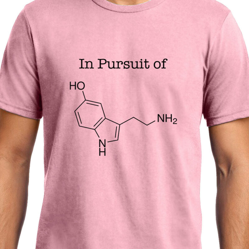 Xevomart In Pursuit of Serotonin / Happiness , Biology , Unisex Graphic T-Shirt