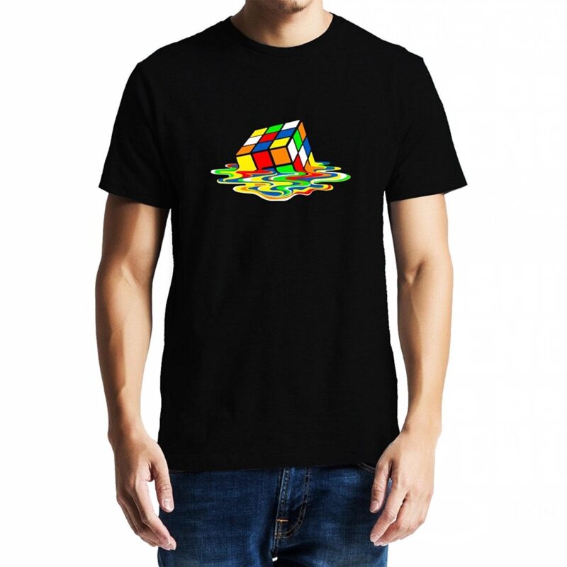 Xevomart Melting Rubik's Cube , Big Bang Theory, Sheldon , Unisex Graphic T-Shirt