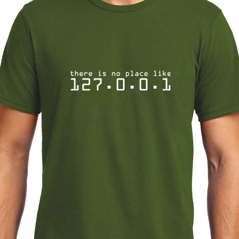 Xevomart No Place Like Home , 127.0.0.1 , Programming , Coding , Unisex Graphic T-Shirt