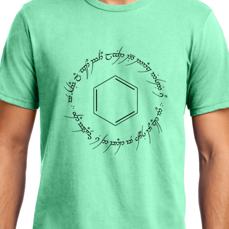 Xevomart One Ring to Rule , Benzene , Chemistry , Lord of the rings , Unisex Graphic T-Shirt