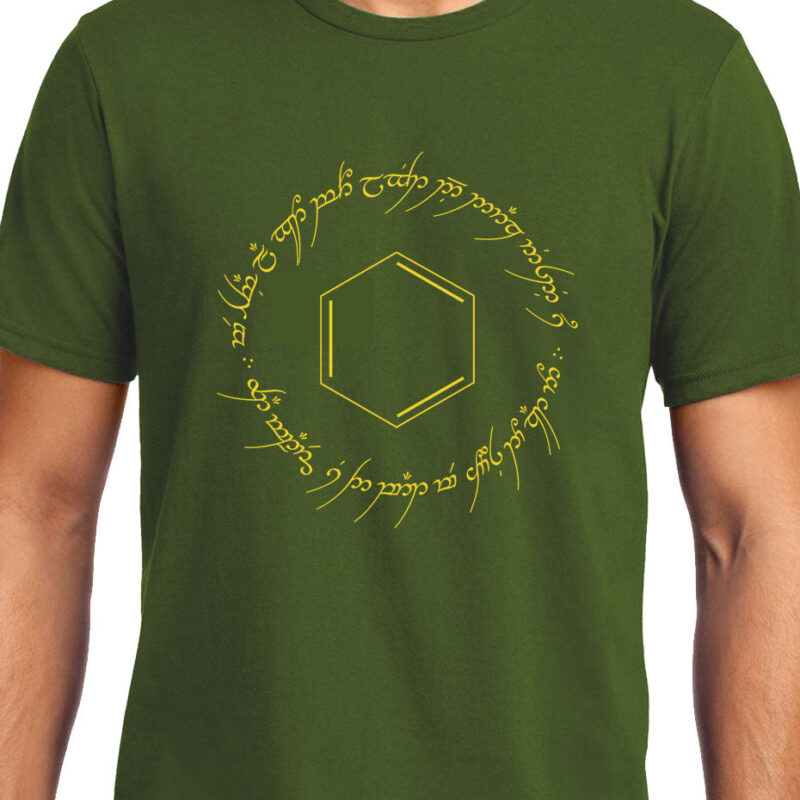 Xevomart One Ring to Rule , Benzene , Chemistry , Lord of the rings , Unisex Graphic T-Shirt