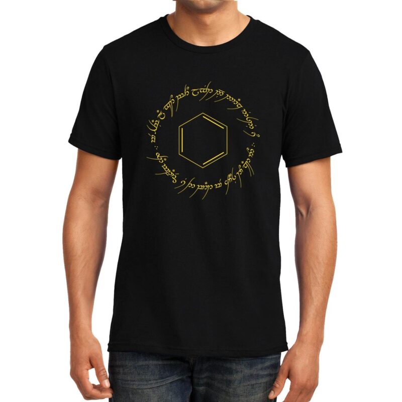Xevomart One Ring to Rule , Benzene , Chemistry , Lord of the rings , Unisex Graphic T-Shirt