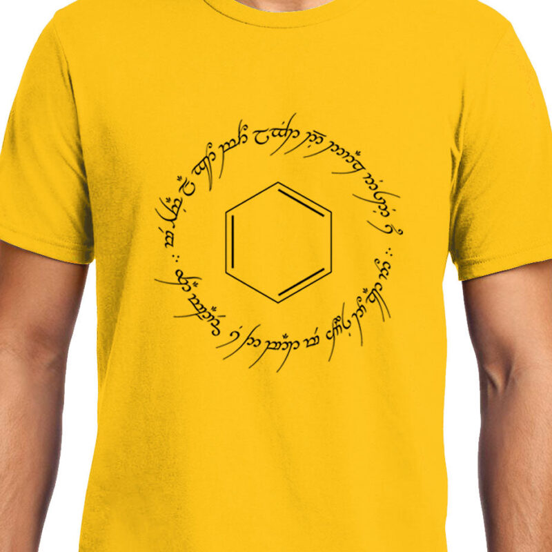 Xevomart One Ring to Rule , Benzene , Chemistry , Lord of the rings , Unisex Graphic T-Shirt