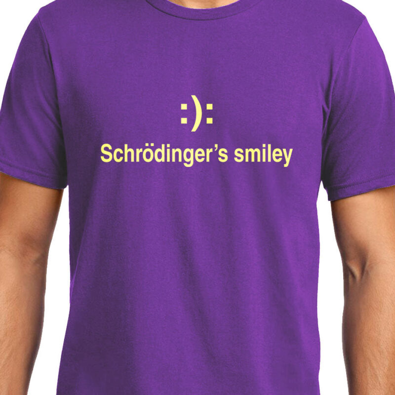 Xevomart Schrodinger's smiley , Physics , Unisex Graphic T-Shirt