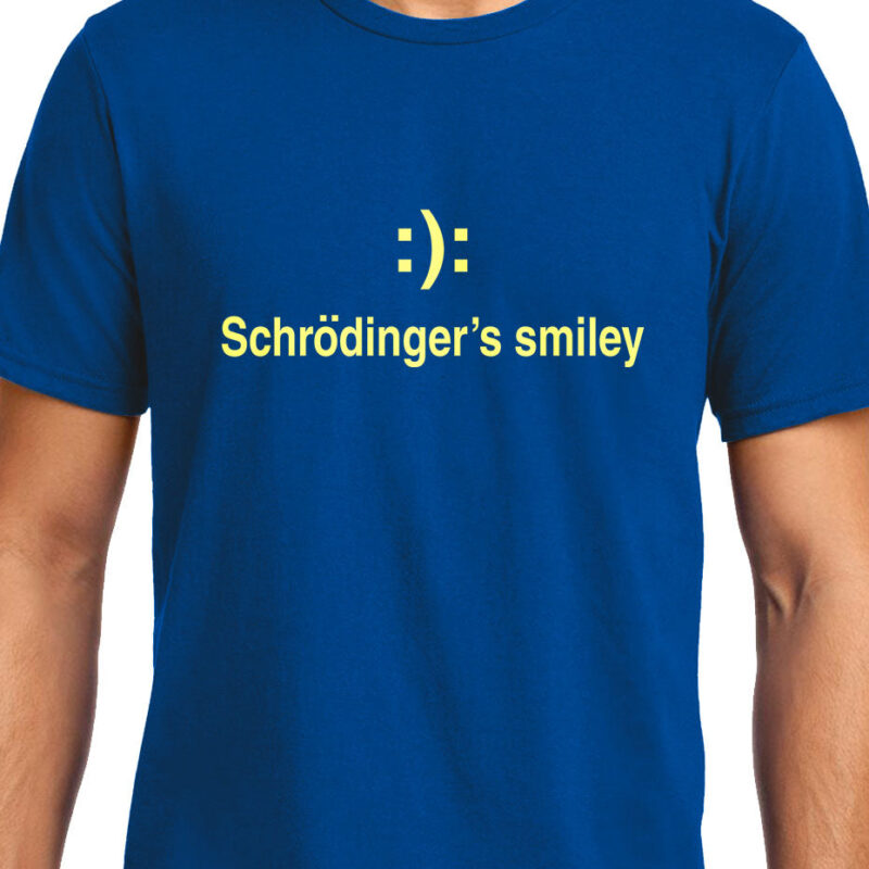 Xevomart Schrodinger's smiley , Physics , Unisex Graphic T-Shirt