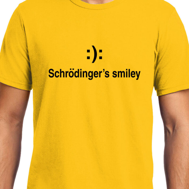 Xevomart Schrodinger's smiley , Physics , Unisex Graphic T-Shirt