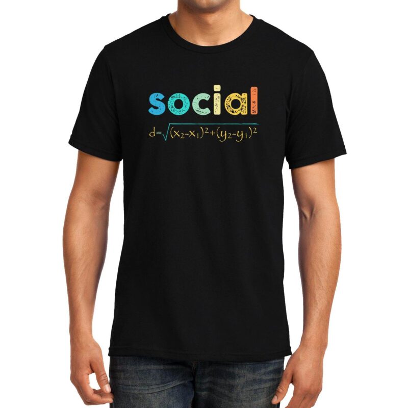 Xevomart Social Distancing, Maths, Unisex Graphic T-Shirt