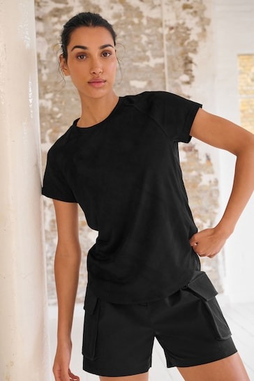Sports Short Sleeve V-Neck Top