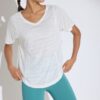 Sports Short Sleeve V-Neck Top