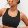 Next Sports Reformer Non Pad Mesh Insert Bra – Black
